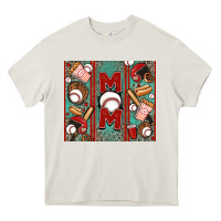 Cream baseball mom Heavy Core Tee - Jasminsmagicworld