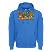 True Royal Fall Gnomes Zipper Hoodie - texasbilliewilder