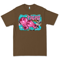 Cacao fight with boxing gloves and cancer ribbon Premium Tee - AdoDesignShop
