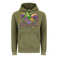 Vintage Olive mardi gras Vintage Hoodie - MaliasSmallBusiness