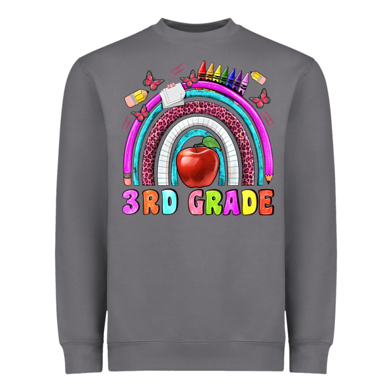 3 Rd Grade Heavyweight Sweatshirt by BundleAndBundleShop | Teevron