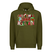 Army Green christmas spirit activate Premium Hoodie - CowGirlArtShop
