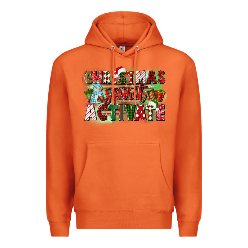 Christmas Spirit Activate Premium Hoodie by CowGirlArtShop | Teevron