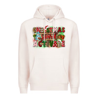 Pale Pink christmas spirit activate Premium Hoodie - CowGirlArtShop