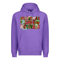 Purple christmas spirit activate Premium Hoodie - CowGirlArtShop
