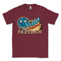 Burgundy tastes like freedom Classic Tee - NancyCooperArtShop