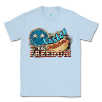 Dusty Blue tastes like freedom Classic Tee - NancyCooperArtShop