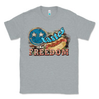 Heather Grey tastes like freedom Classic Tee - NancyCooperArtShop