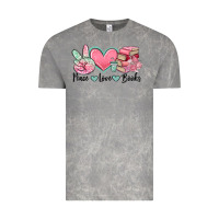 Cloud Rock peace love books Vintage Tee - MaliasSmallBusiness