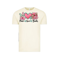 Peace Love Books Vintage Tee | Teevron