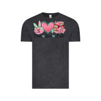 Vintage Black peace love books Vintage Tee - MaliasSmallBusiness