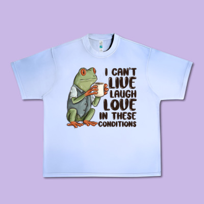 I Cant Live Laugh Love In These Conditions Urban Heavy Tee Designed By Maliassmallbusiness