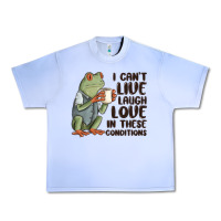 Grape Ice i cant live laugh love in these conditions Urban Heavy Tee - MaliasSmallBusiness