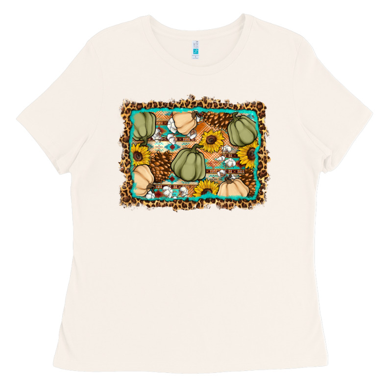 Fall Pumpkin Ladies Tee by Artiststas | Teevron