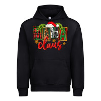 Black Christmas mama Claus Urban Hoodie - FaDigitalArtStudio