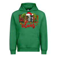 Emerald Christmas mama Claus Urban Hoodie - FaDigitalArtStudio