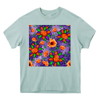 Arona pumpkin flower halloween seamless pattern Heavy Core Tee - BundleAndBundleShop