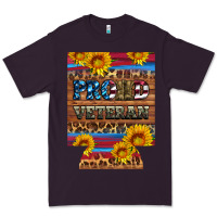 Plum proud veteran  12 oz regular can cooler Premium Tee - Artiststas