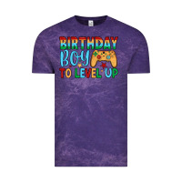 Cloud Purple birthday boy to level up Vintage Tee - JahusDesignShop