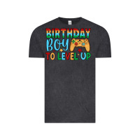 Vintage Black birthday boy to level up Vintage Tee - JahusDesignShop