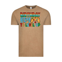 Vintage Coffee birthday boy to level up Vintage Tee - JahusDesignShop