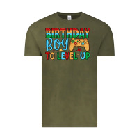 Vintage Olive birthday boy to level up Vintage Tee - JahusDesignShop