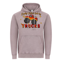 Vintage Zinc easily distracted by trucks Vintage Hoodie - MaliasSmallBusiness