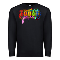 Black Equal rights Premium Sweatshirt - CowGirlArtShop