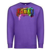 Purple Equal rights Premium Sweatshirt - CowGirlArtShop
