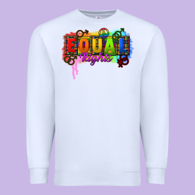 Equal Rights Premium Sweatshirt Designed By Cowgirlartshop