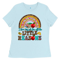 Baby Blue i love my job for all the little reasons Ladies Tee - AdoDesignShop