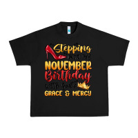 Black stepping into my november birthday Urban Heavy Tee - MaliasSmallBusiness