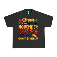 Pigment Black stepping into my november birthday Urban Heavy Tee - MaliasSmallBusiness