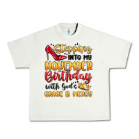 Pistachio stepping into my november birthday Urban Heavy Tee - MaliasSmallBusiness