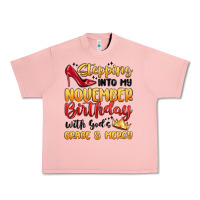 Salmon stepping into my november birthday Urban Heavy Tee - MaliasSmallBusiness