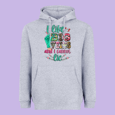 I Like Big Veins And I Cannot Lie Heavyweight Hoodie Designed By Cowgirlartshop
