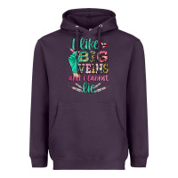 Plum i like big veins and i cannot lie Heavyweight Hoodie - CowGirlArtShop