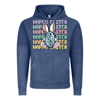 Vintage Denim happy easter Vintage Hoodie - MaliasSmallBusiness