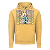 Vintage Mustard happy easter Vintage Hoodie - MaliasSmallBusiness