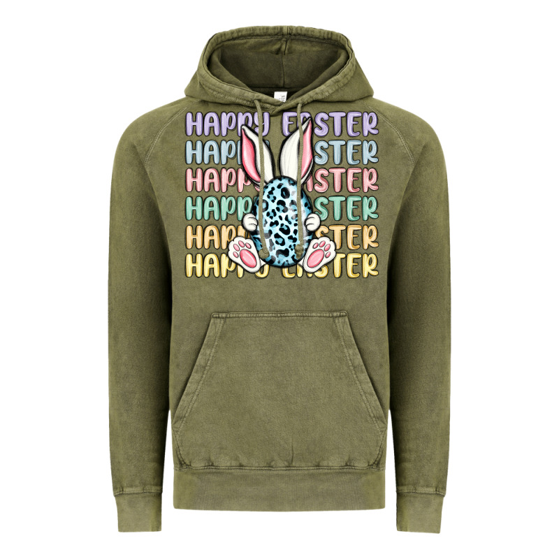 Happy Easter Vintage Hoodie by MaliasSmallBusiness | Teevron