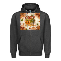 Charcoal Heather Fall Cozy Season Zipper Hoodie - texasbilliewilder