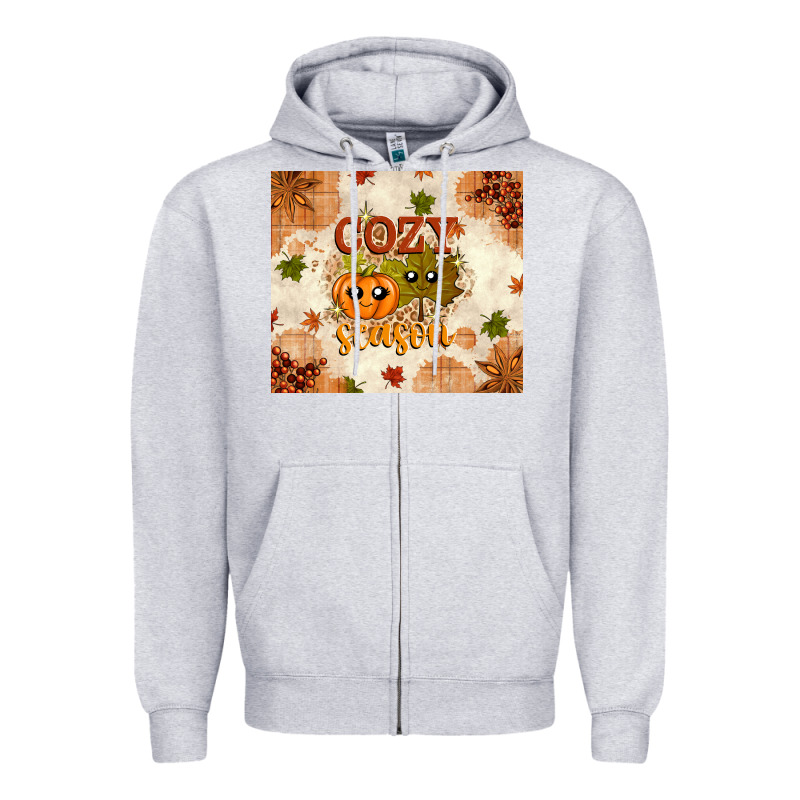 Fall Cozy Season Zipper Hoodie by texasbilliewilder | Teevron