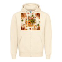 Sandshell Fall Cozy Season Zipper Hoodie - texasbilliewilder