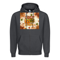 Smoke Fall Cozy Season Zipper Hoodie - texasbilliewilder