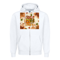 White Fall Cozy Season Zipper Hoodie - texasbilliewilder