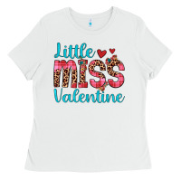 White little miss valentine Ladies Tee - JahusDesignShop