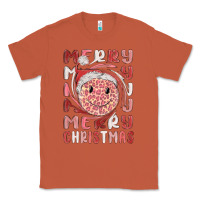 Copper merry christmas smiling face Classic Tee - MaliasSmallBusiness
