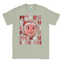 Matcha merry christmas smiling face Classic Tee - MaliasSmallBusiness