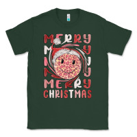 Sports Green merry christmas smiling face Classic Tee - MaliasSmallBusiness