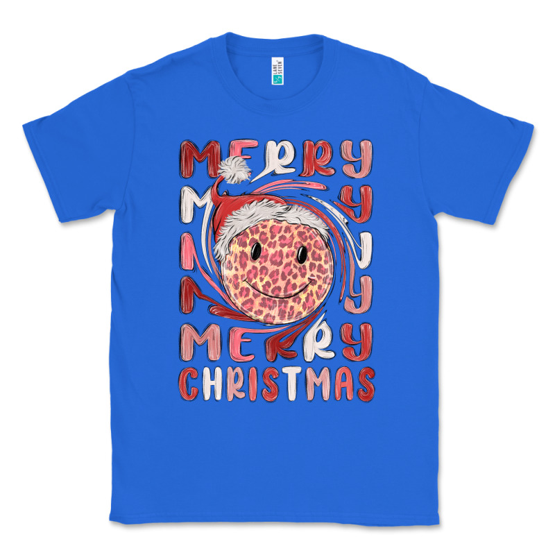 Merry Christmas Smiling Face Classic Tee by MaliasSmallBusiness | Teevron